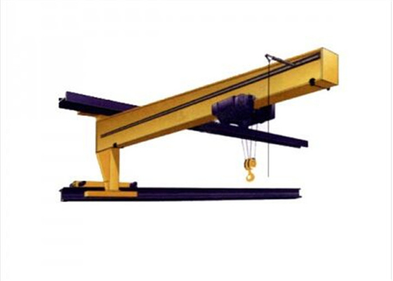 Free Standing Jib Crane with Motorized Rotary and Electric Hoist