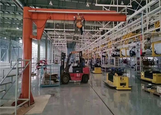 Excellent Performance movable Jib Crane With Electric Chain Hoist
