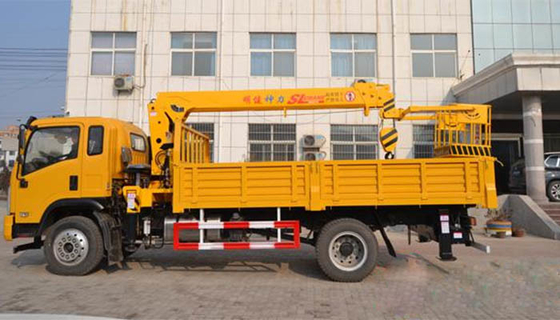 Hydraulic Truck Crane Telescopic Section Boom 8-10 Ton Large Capacity