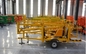 Safety Articulating Boom Platform With Four Full Automatic Hydraulic Legs