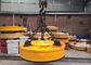 Circular Lifting Magnet Overhead Crane Parts For Steel Plant / Waste Plant
