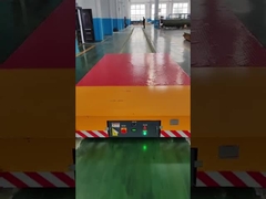 Eco Friendly Trackless Transfer Cart Heavy Loads 5 Ton Battery Operated Transfer Trolley