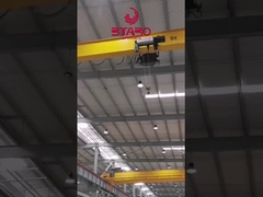 Workshop1-10ton single girder EOT overhead crane European standard OEM electric travelling crane