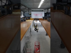 5t 5-40m Span Double Girder Crane With Top Running Trolley