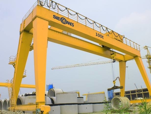 3t 220v Double Girder Gantry Crane With Hoist Machine