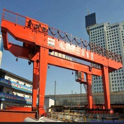 Q345 Steel Heavy Duty Double Girder Gantry Crane MG A Type 30 Ton