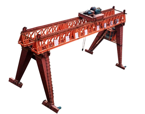 Low Weight Truss Double Girder Gantry Crane Loading Unloading And Hoisting Outdoor