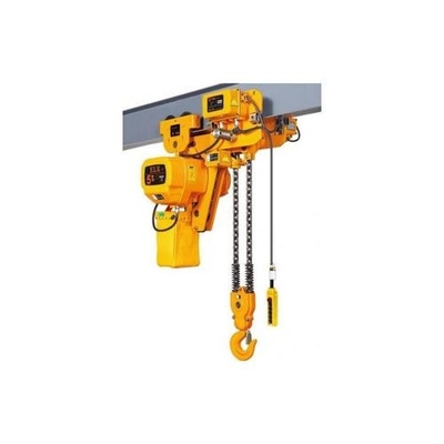 Low Headroom Industrial 5t Electric Chain Hoist With Trolley