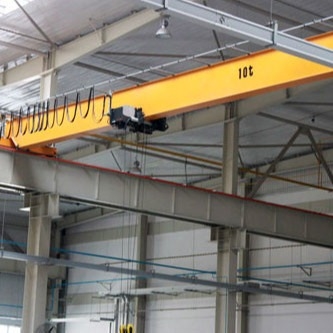 Box Type Single Girder Overhead Travelling Crane Span 5 - 40m
