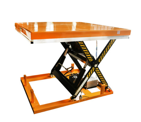 GOST Max Height 1000mm Single Fixed Scissor Lift Platform For Workshop