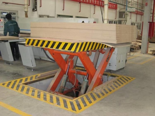 380VAC 50hz Stationary Scissor Lift Table For Factory Lifting Materials