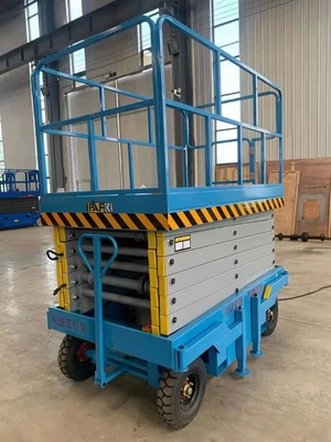 Height 10 Meters Hydraulic Scissor Lifting Table With Guardrail