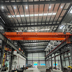 European Style Double Girder Overhead Traveling Crane Capacity 15t Warehouse Lifting