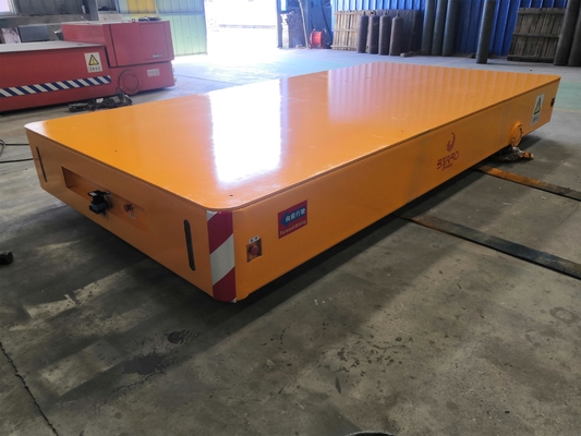 Energy Saving Heavy Loads Battery Transfer Cart 60 Ton For Steel Material Handling