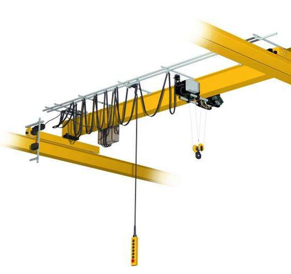 15 Tons Single Girder Overhead Bridge Crane Warehouse Workshop Compact Size Light Weight