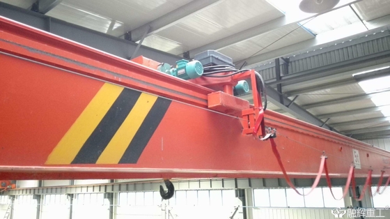Safe Single Beam 15 Ton Overhead Crane Remote Control For Workshop