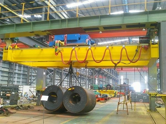 43kg/m or QU70 Steel Track Recommended Double Girder Overhead Crane with Easy Maintenance