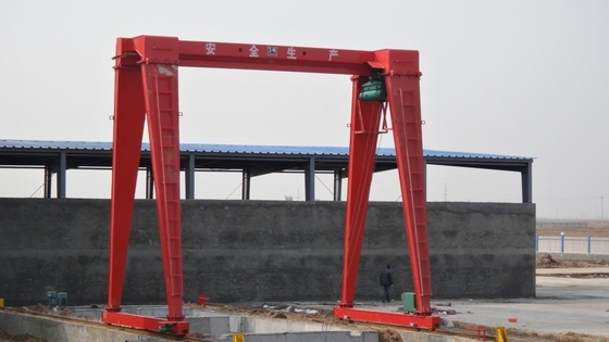 Port Cargo Yard Single Beam 20 Ton Gantry Crane With Overload Protection