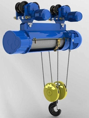 Light Weight Electric Crane Hoist Compact Structure 5 Ton For Machine Maintain