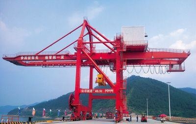 High Speed Harbour Portal Crane 55-65 Ton Quayside Container Crane