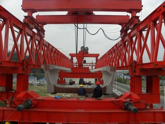 120 Ton Bridge Erecting Machinery Stable Operation Safe Bridge Building Machine