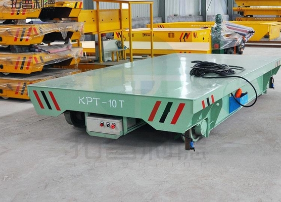 Storage Battery Powered 25T Rail Transfer Cart For Material Moving And Handing