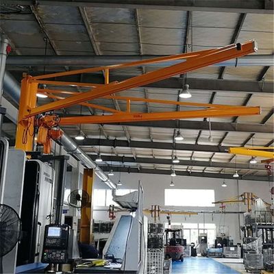 quality  2-6m Span 500KG Double Arm Jib Crane 360 Degree Slew Angle factory