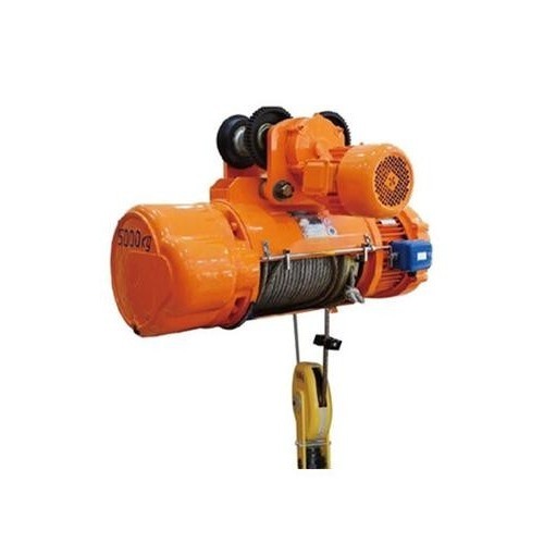 5 Ton Electric Hoist Wire Rope Drive Small Size Light Weight For Warehouses