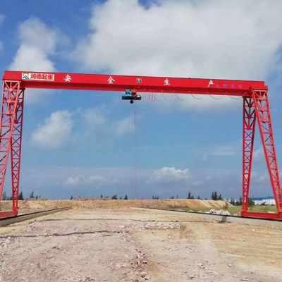 MH10T Single Girder Gantry Crane Equipped With Safety Stopper 10T European Style Hoist