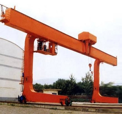 Cab Operation L Leg Box Beam Double Cantilever Gantry Crane 50/10T