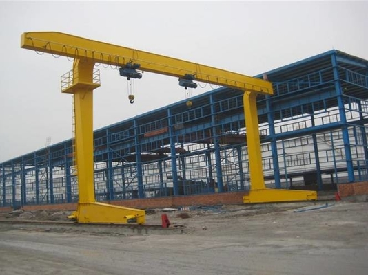 L Type 30 Ton Rail Mounted Gantry Crane Single Beam For Workshop