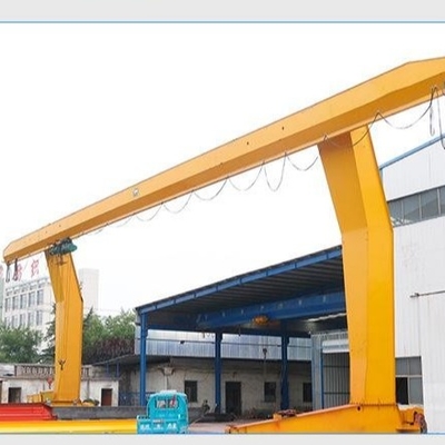 Pulley Free Single Girder Gantry Crane Mobile Outdoor 50 Tons Heavy Duty