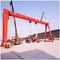 5t 10t Wireless Remote Control Single Girder Gantry Crane For Outdoor Cargo Yard