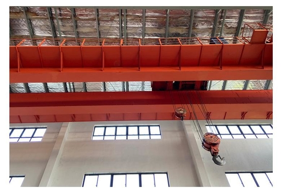 High Efficiency Durable Double Girder Bridge Hanging Crane With 5-100 Ton Capacity with hoists