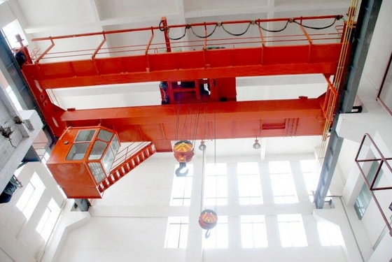 Double Girder Electric Overhead Traveling Crane Indoor 15 Ton