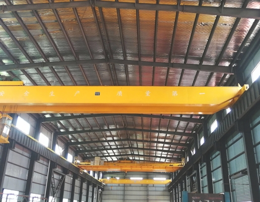 European Style Double Girder Overhead Traveling Crane Capacity 15t Warehouse Lifting