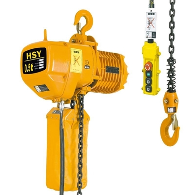 OEM Lightweight 0.5 Ton 1 Ton Mini Electric Chain Hoist For Warehouse