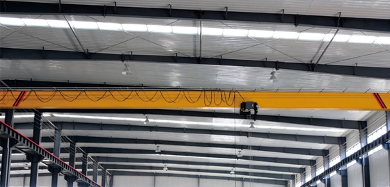 Workshop1-10ton single girder EOT overhead crane European standard OEM electric travelling crane