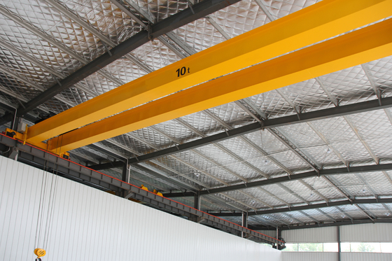 OEM ODM Electric Overhead Crane 5ton High Lifting Speed Double Girder Bridge Crane