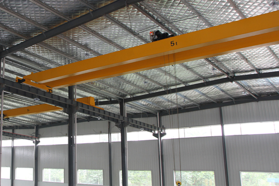 OEM ODM Electric Overhead Crane 5ton High Lifting Speed Double Girder Bridge Crane