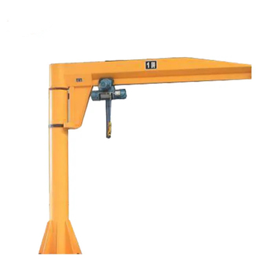 5T Column Cantilever Jib Crane Hoist Remote Control Concrete Foundation