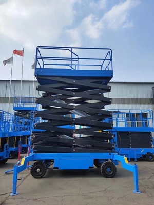 Height 10 Meters Hydraulic Scissor Lifting Table With Guardrail