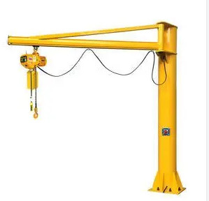 250kg Cantilever Electric Jib Crane Light Duty For Factory Maintenance Rotation Angle