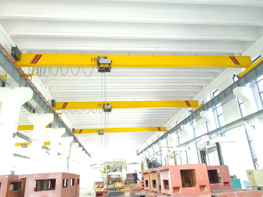 Small Single Girder IP54 Overhead Cranes 3 Ton Hoist European Style