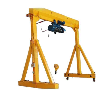 3t 220v Double Girder Gantry Crane With Hoist Machine