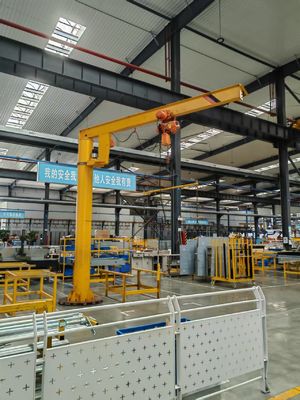 A5 Class Jib Crane Hoist for 500-1000kg Lifting Capacity and 0.8-8m/min Lifting Speed in Demanding Work Environments