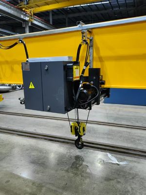 12 Months Guaranteed Wire Rope Electric Hoist 2-20m/min Travelling Speed Frequency Conversion Control