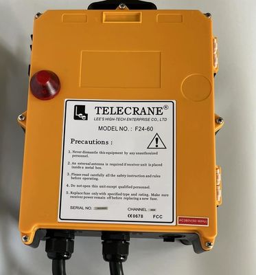 F24-60 multi-function wireless remote control，F24-60 Remote Control with Wide Frequency Range and High Sensitivity for Single Girder Overhead Crane