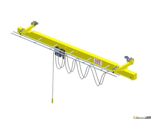 Single Girder Overhead Crane 380V/50Hz/3Ph 20-30m/Min For Heavy Duty Material Handling