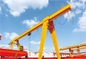 380V 50hz 20 Ton Single Girder Gantry Crane For Outdoor Cargo Yard